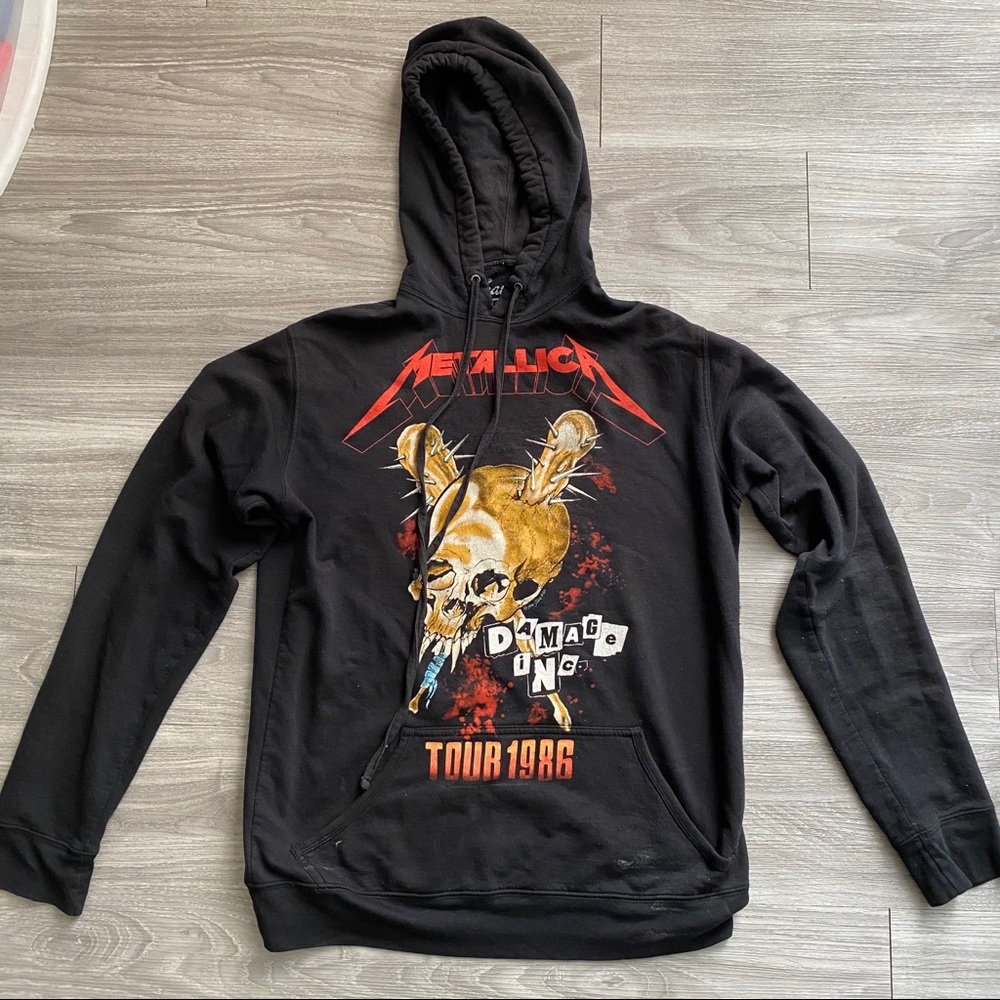 Vintg Metallica Master of Puppets Tour Hoodie 1986
